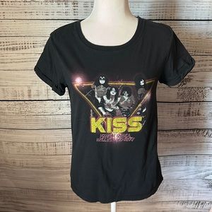 Women KISS band shirt size medium